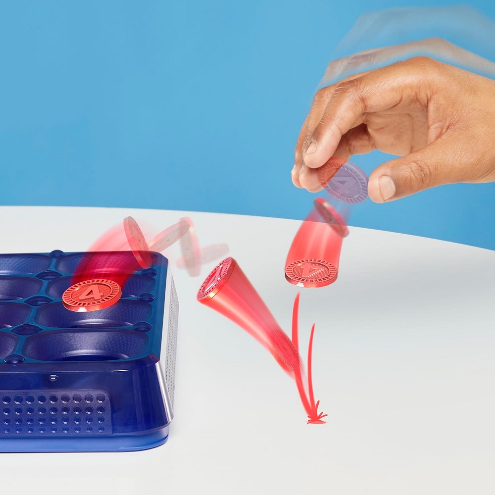 Hasbro Gra zręcznościowa Connect 4 szał G2782, zabawki Nino Bochnia, pomysł na prezent dla 7 latka, gra zręcznościowa dla dzieci