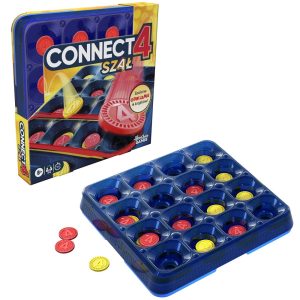 Hasbro Gra zręcznościowa Connect 4 szał G2782, zabawki Nino Bochnia, pomysł na prezent dla 7 latka, gra zręcznościowa dla dzieci