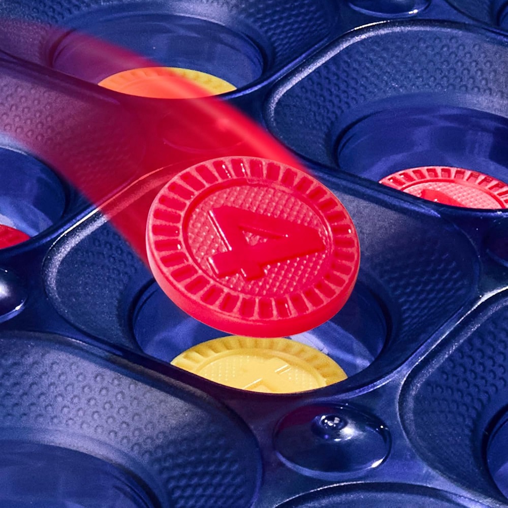 Hasbro Gra zręcznościowa Connect 4 szał G2782, zabawki Nino Bochnia, pomysł na prezent dla 7 latka, gra zręcznościowa dla dzieci