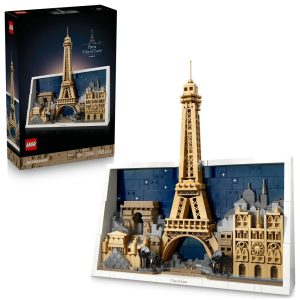 Klocki Lego Architecture 21064 Paryż miasto miłości, zabawki Nino Bochnia, pomysł na prezent dla 18 latka, lego Architecture, lego 21064, wieża Eiffla z klocków lego