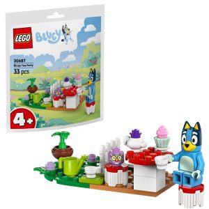 Klocki Lego Bluey 30687 Podwieczorek Bluey, zabawki Nino Bochnia, pomysł na prezent dla 4 latki, piesek Bleuy z klocków lego