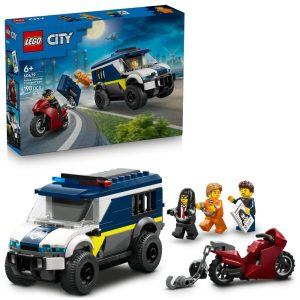 Klocki Lego City 60479 Furgonetka policyjnego konwoju więziennego, zabawki Nino Bochnia, pomysł na prezent dla 6 latka, lego policja