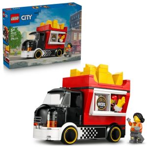 Klocki Lego City 60488 Food truck z frytkami, zabawki Nino Bochnia, pomysł na prezent dla 5 latka, lego city 60488, lego 60488
