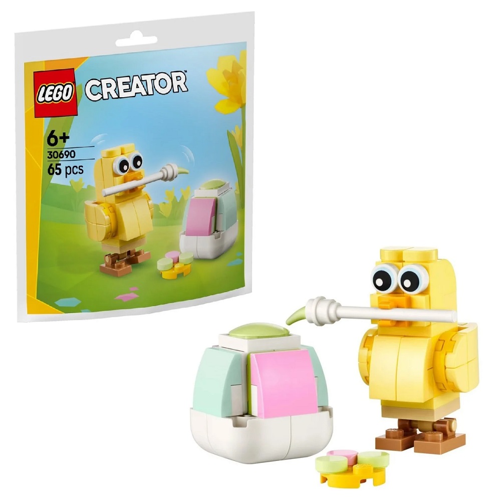 Klocki Lego Creator 30690 Malowanie pisanek z kurczakiem, zabawki Nino Bochnia, pomysł na upominek dla 6 latka, klocki lego w woreczku