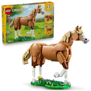Klocki Lego Creator 31166 Piękny koń, zabawki Nino Bochnia, pomysł na prezent dla 9 latki, lego creator 3w1, lego koń