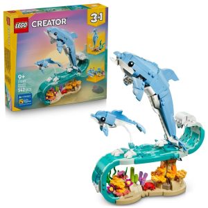 Klocki Lego Creator 31385 Zwierzęta morskie Piękny delfin, zabawki Nino Bochnia, pomysł na prezent dla 9 latki, lego delfiny