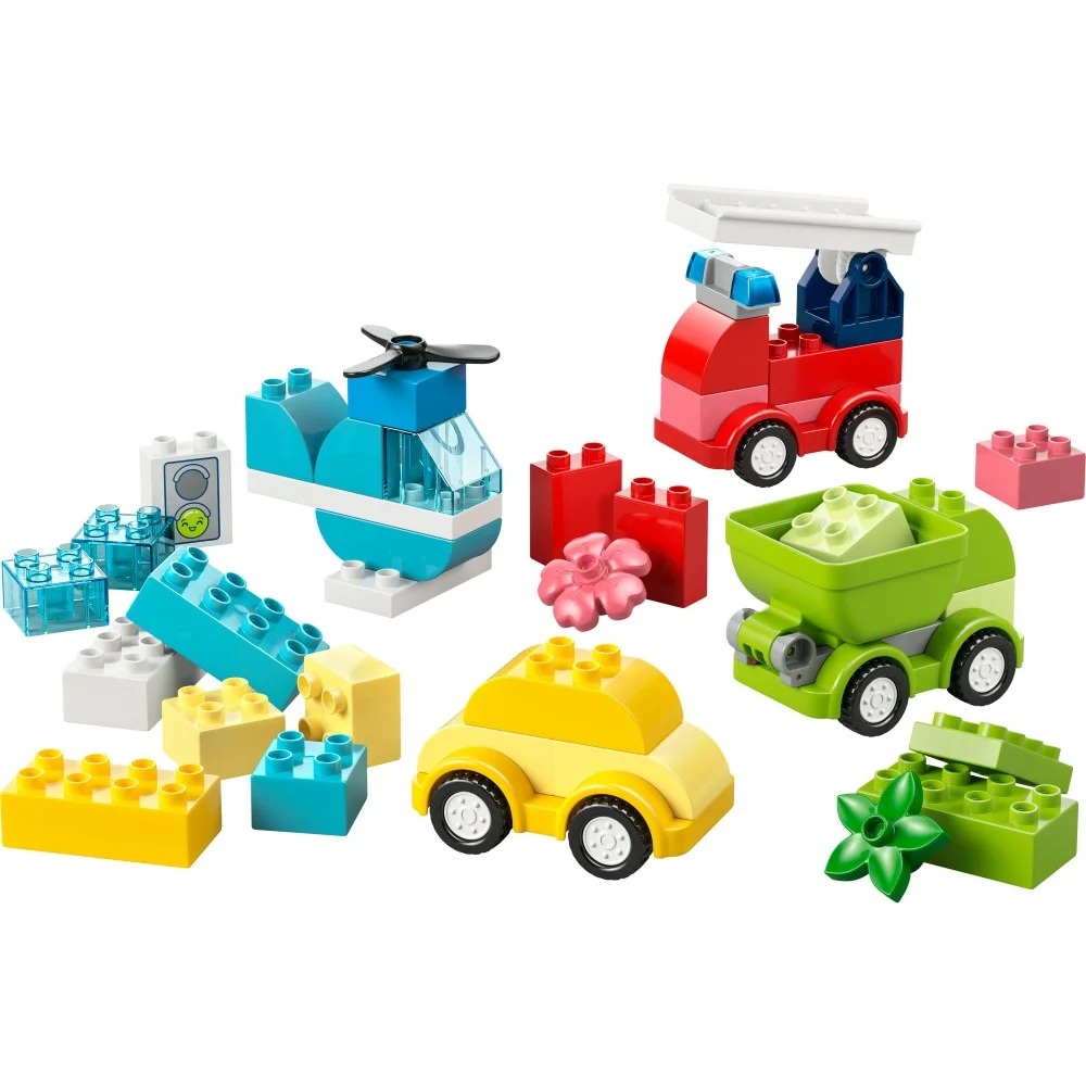 Klocki Lego Duplo 10474 Kreatywne pojazdy, zabawki Nino Bochnia, pomysł na prezent dla 2 latka, klocki Lego Duplo, lego duplo pojazdy