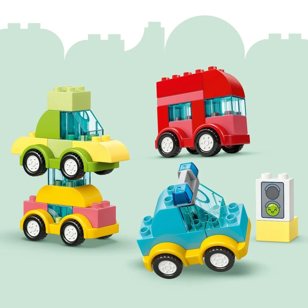 Klocki Lego Duplo 10474 Kreatywne pojazdy, zabawki Nino Bochnia, pomysł na prezent dla 2 latka, klocki Lego Duplo, lego duplo pojazdy