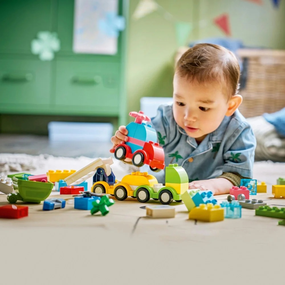 Klocki Lego Duplo 10474 Kreatywne pojazdy, zabawki Nino Bochnia, pomysł na prezent dla 2 latka, klocki Lego Duplo, lego duplo pojazdy