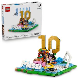 Klocki Lego Editions 43011 Lionel Messi piłkarskie momenty, zabawki Nino bochnia, pomysł na prezent dla miłośnika piłki nożnej, Lego Lionel Messi