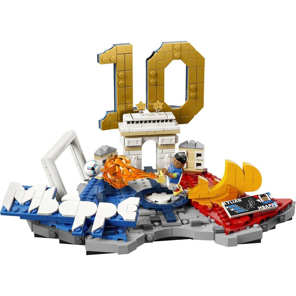 Klocki Lego Editions 43013 Kylian Mbappe piłkarskie momenty, zabawki Nino Bochnia, pomysł na prezent dla 10 latka, pomysł na prezent dla fana sportu