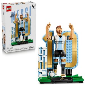 Klocki Lego Editions 43015 Lionel Messi piłkarska legenda, zabawki Nino Bochnia, pomysł na prezent dla 12 latka, co kupić fanowi piłki nożnej, prezent dla fana piłki nożnej