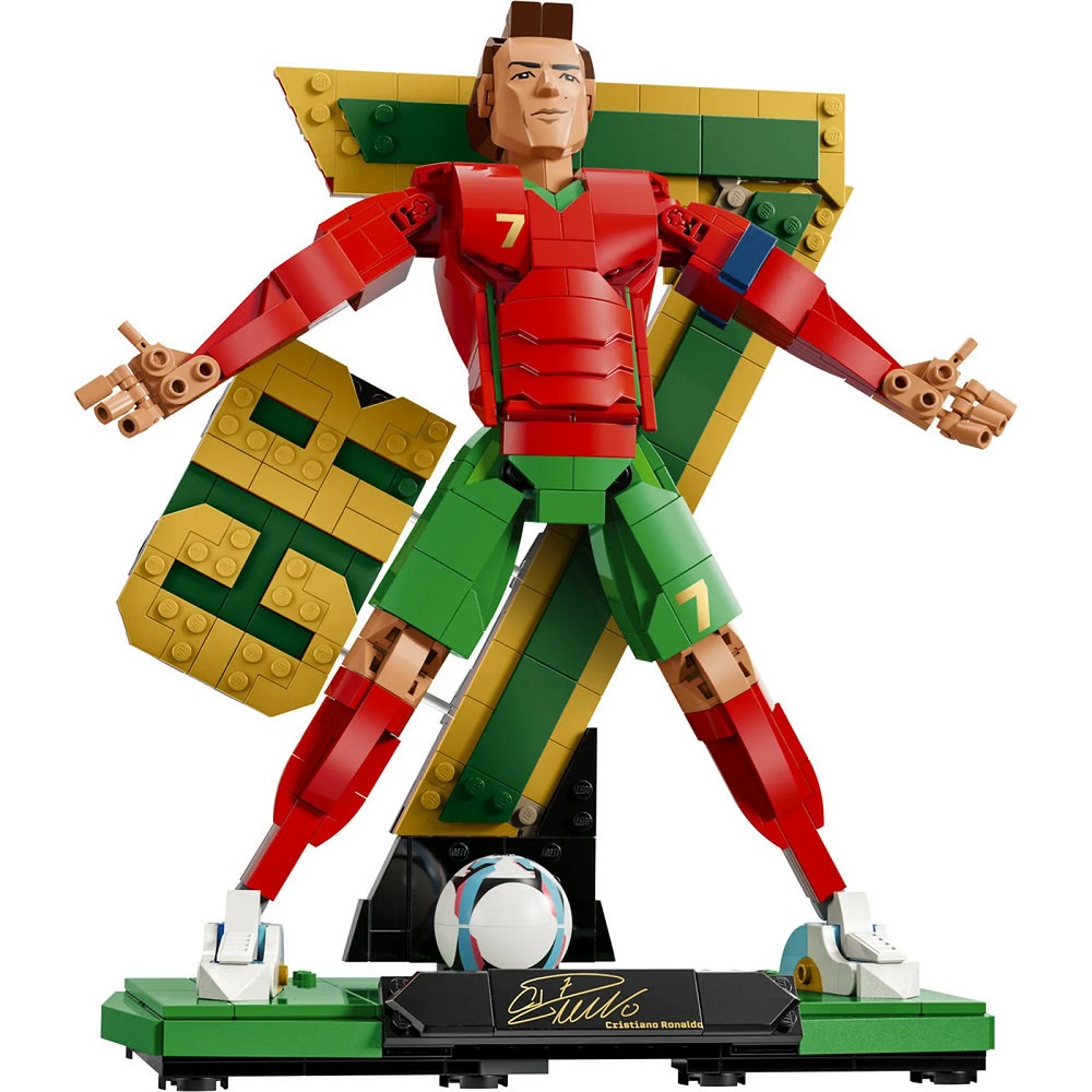 Klocki Lego Editions 43016 Cristiano Ronaldo piłkarska legenda, zabawki Nino Bochnia, zabawki Nino Bochnia, pomysł na prezent dla 12 latka, co kupić fanowi piłki nożnej, pomysł na prezent dla fana piłki nożnej
