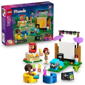Klocki Lego Friends 42642 Maraton filmowy przyjaciółek, zabawki Nino Bochnia, pomysł na prezent dla 6 latki, klocki lego Friends, lego 42642