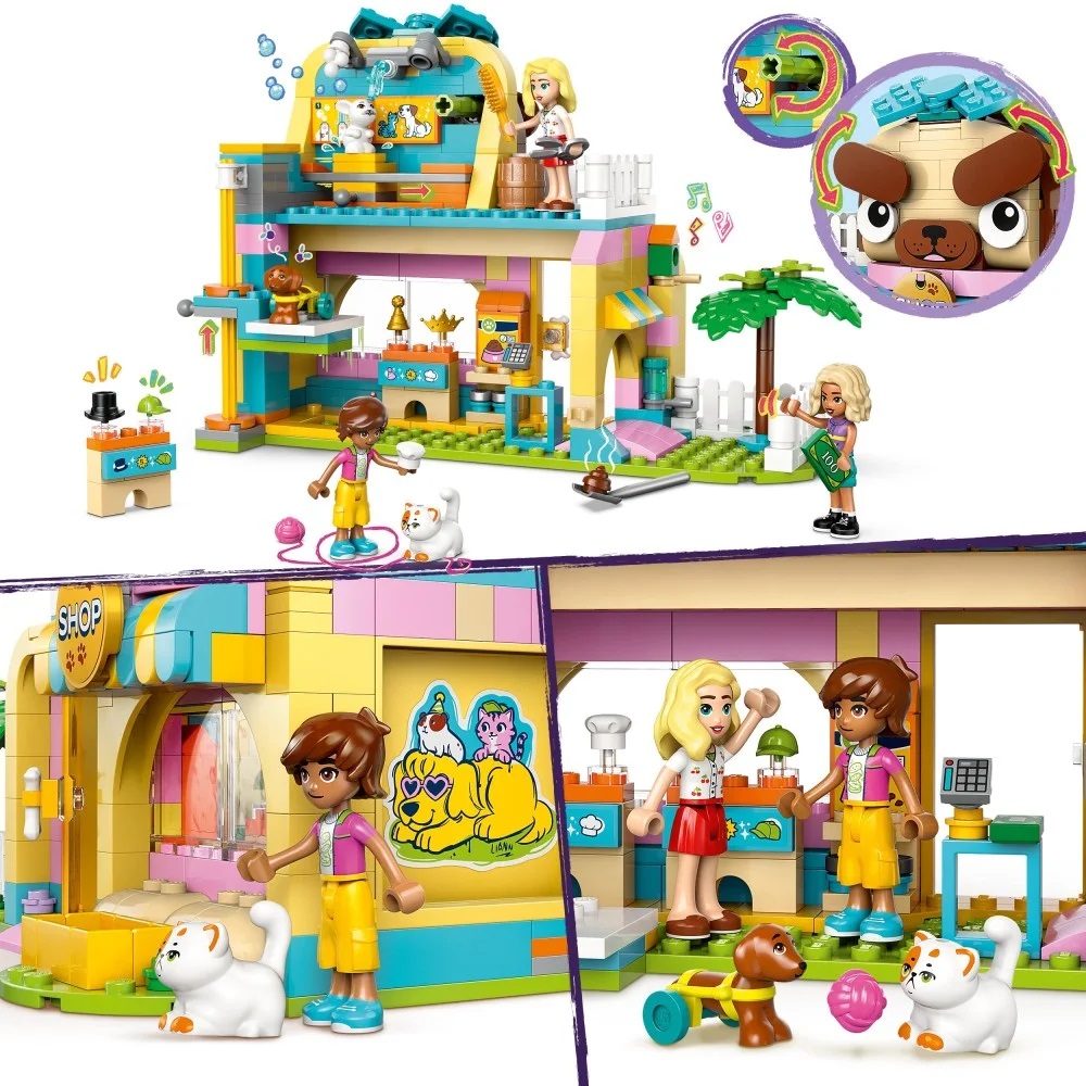 Klocki Lego Friends 42650 Sklep z akcesoriami dla zwierząt, zabawki nino Bochnia, pomysł na prezent dla 6 latki, lego friends 42650