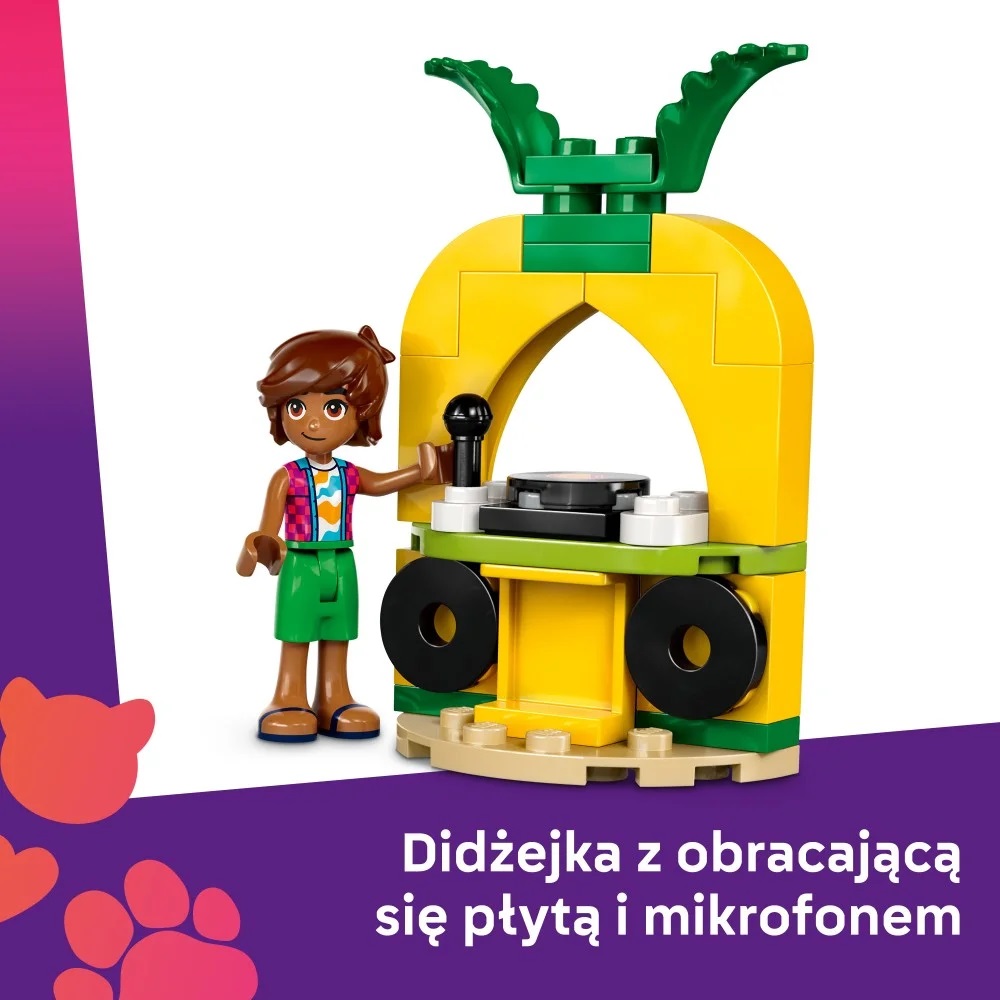 Klocki Lego Friends 42658 Impreza na basenie z jednorożcem i flamingiem, zabawki Nino Bochnia, pomysł na prezent dla 5 latki, lego 42658