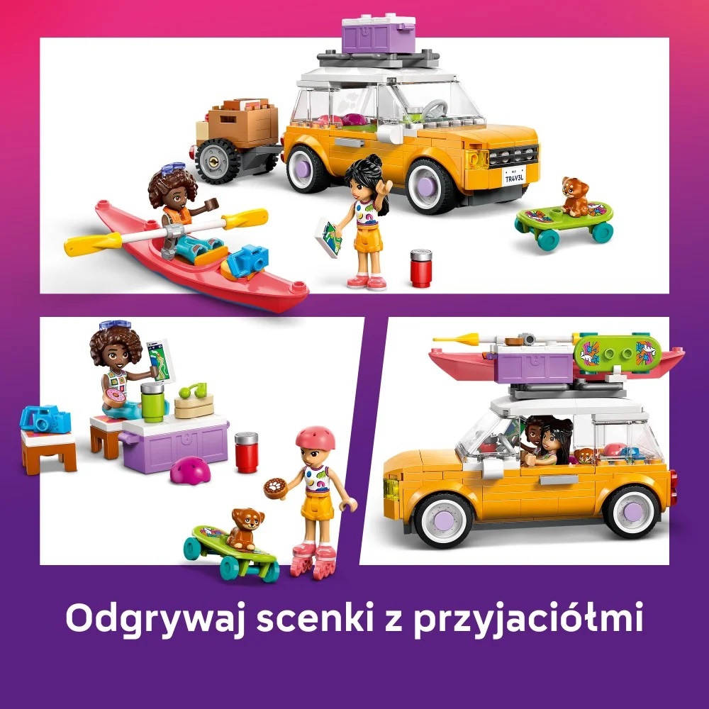 Klocki Lego Friends 42659 Samochodowa wycieczka przyjaciółek, zabawki Nino Bochnia, pomysł na prezent dla 6 latki, lego Friends, lego 42659
