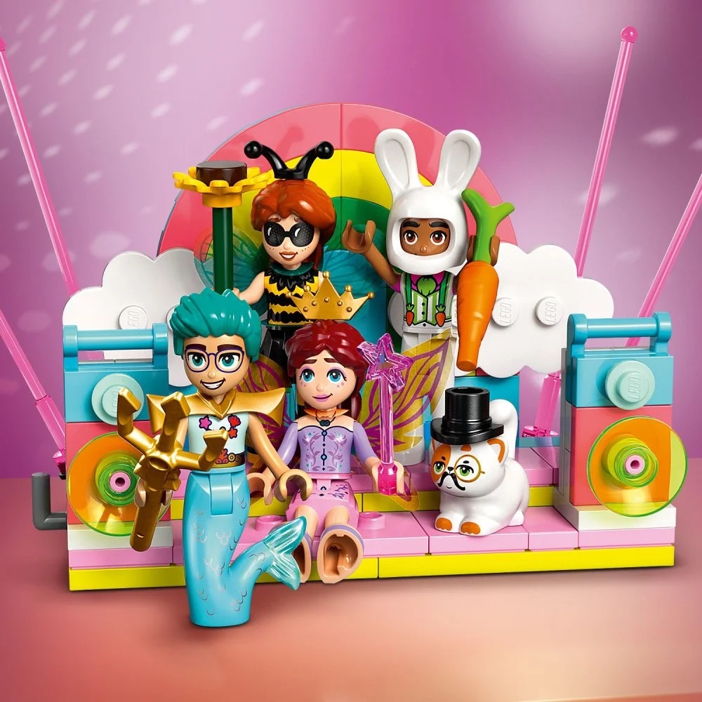 Klocki Lego Friends 42661 Bal przebierańców z jednorożcem i wróżką, zabawki Nino Bochnia, pomysł na prezent dla 6 latki, lego Friends 42661