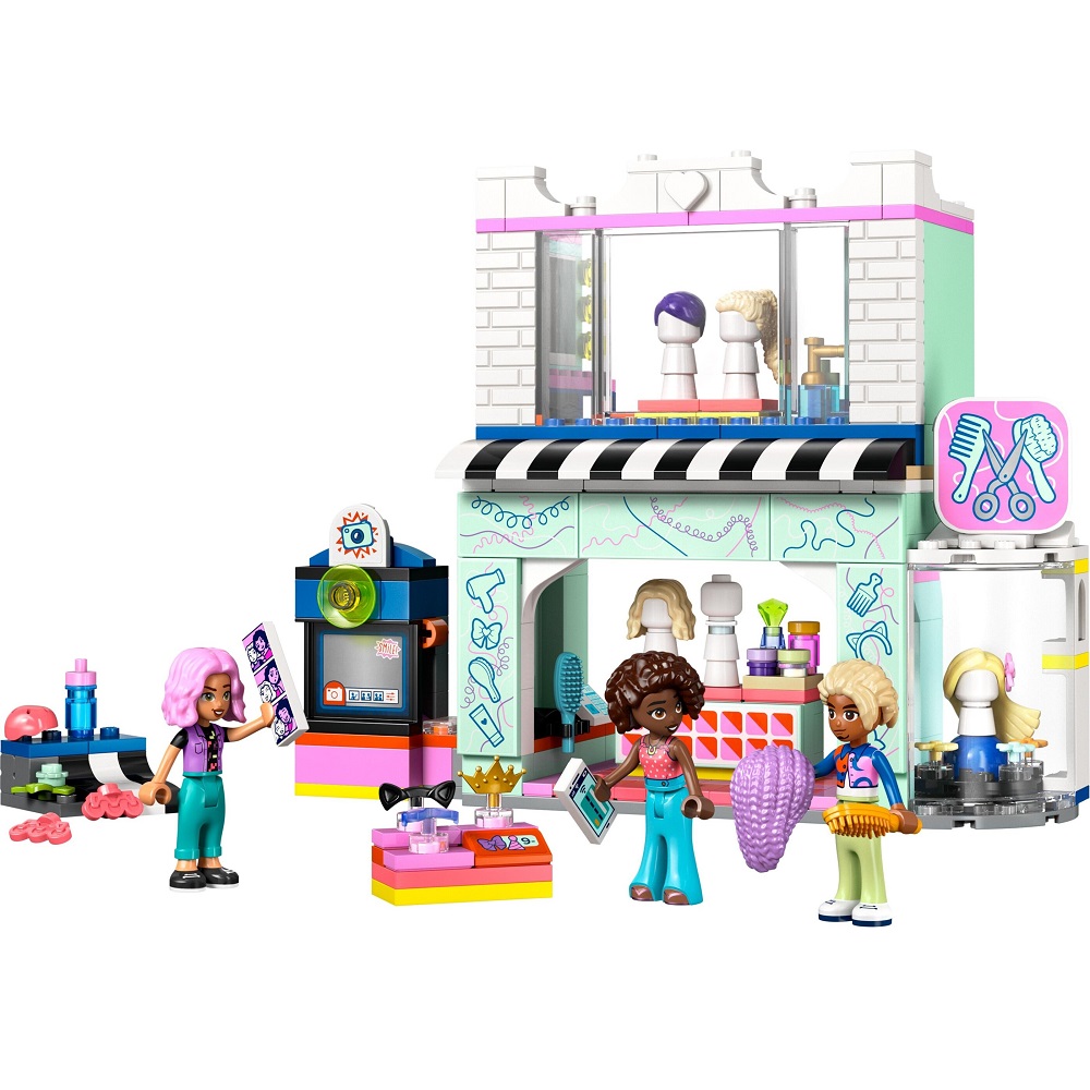 Klocki Lego Friends 42662 Salon fryzjerski i sklep z ozdobami, zabawki Nino Bochnia, pomysł na prezent dla 7 latki, lego friends, lego 42662