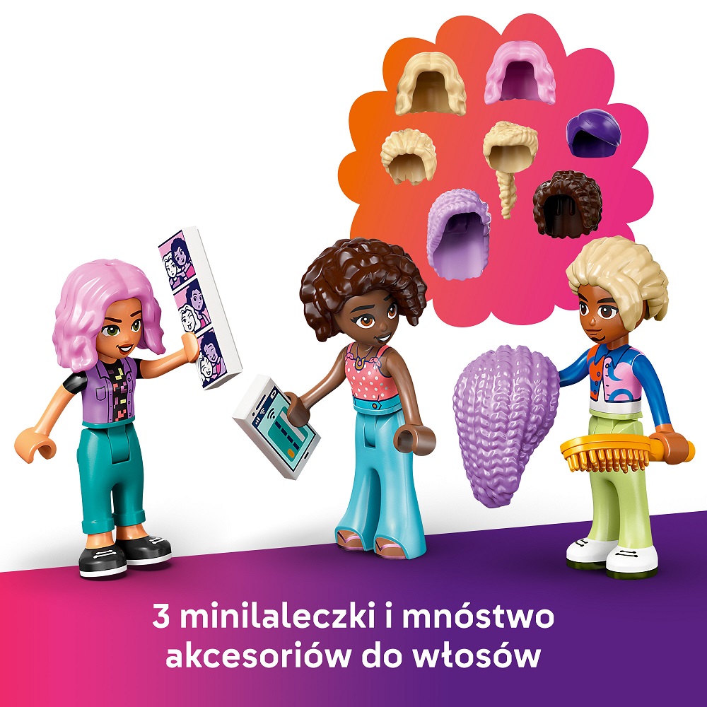 Klocki Lego Friends 42662 Salon fryzjerski i sklep z ozdobami, zabawki Nino Bochnia, pomysł na prezent dla 7 latki, lego friends, lego 42662