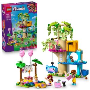 Klocki Lego Friends 42666 Kocie przyjęcie urodzinowe i domek na drzewie, zabawki Nino Bochnia, pomysł na prezent dla 6 latki, lego Friends 42666