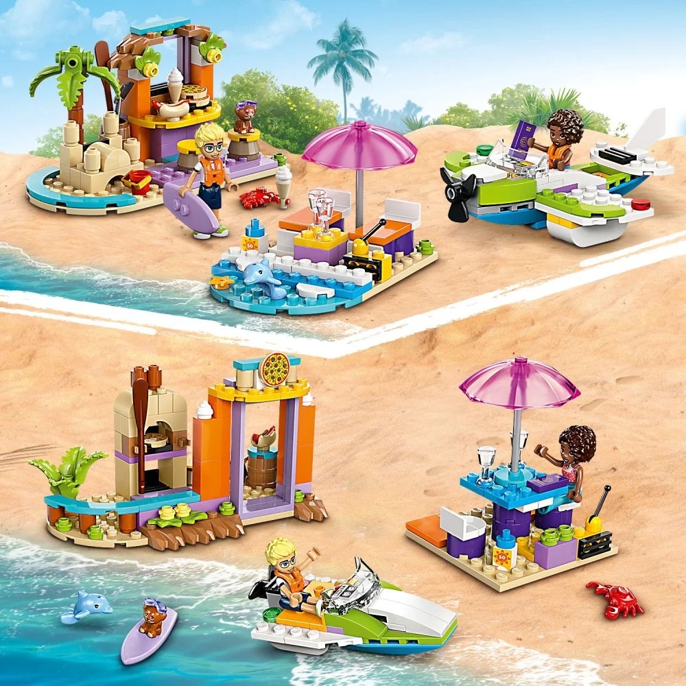 Klocki Lego Friends 42672 Kreatywna walizka plażowa, zabawki nino bochnia, pomysł na prezent dla 5 latki, lego friends, lego 42672