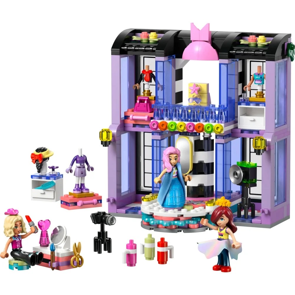 Klocki Lego Friends 42685 Pokaz mody w mieście Heartlake, zabawki Nino Bochnia, pomysł na prezent dla 7 latki, lego Friends, lego 42685