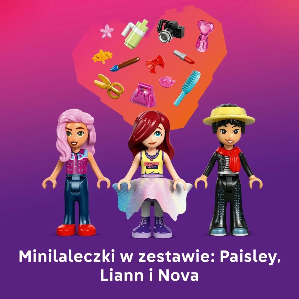 Klocki Lego Friends 42685 Pokaz mody w mieście Heartlake, zabawki Nino Bochnia, pomysł na prezent dla 7 latki, lego Friends, lego 42685