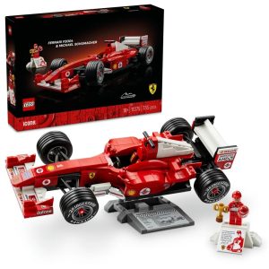 Klocki Lego Icons 11375 Ferrari F2004 i Michael Schumacher, zabawki Nino Bochnia, pomysł na prezent dla 18 latka, klocki lego dla dorosłych, lego formuła F1