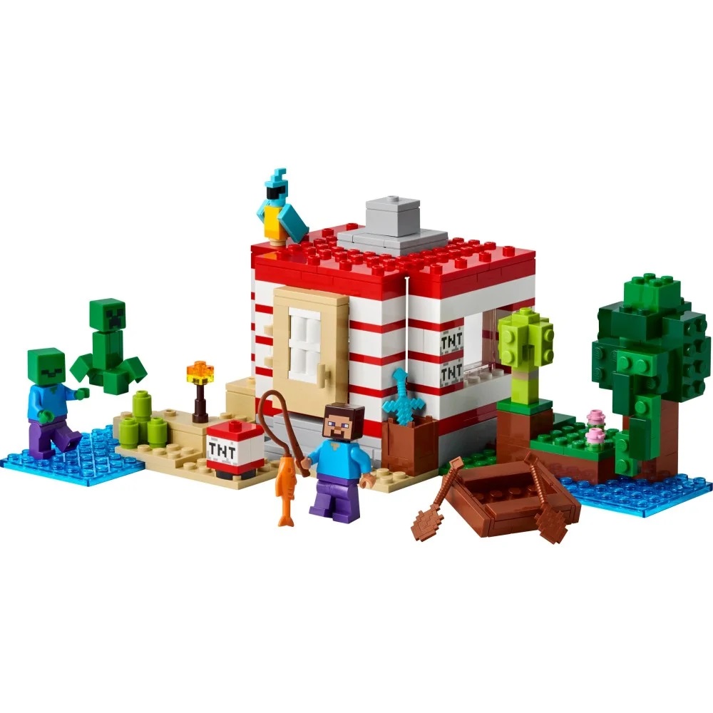 Klocki Lego Minecraft 21275 Dom TNT w dżungli, zabawki Nino Bochnia,pomysł na prezent dla 8 latka, lego Minecraft, lego 21275
