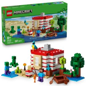Klocki Lego Minecraft 21275 Dom TNT w dżungli, zabawki Nino Bochnia,pomysł na prezent dla 8 latka, lego Minecraft, lego 21275