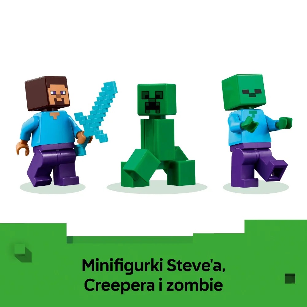 Klocki Lego Minecraft 21275 Dom TNT w dżungli, zabawki Nino Bochnia,pomysł na prezent dla 8 latka, lego Minecraft, lego 21275
