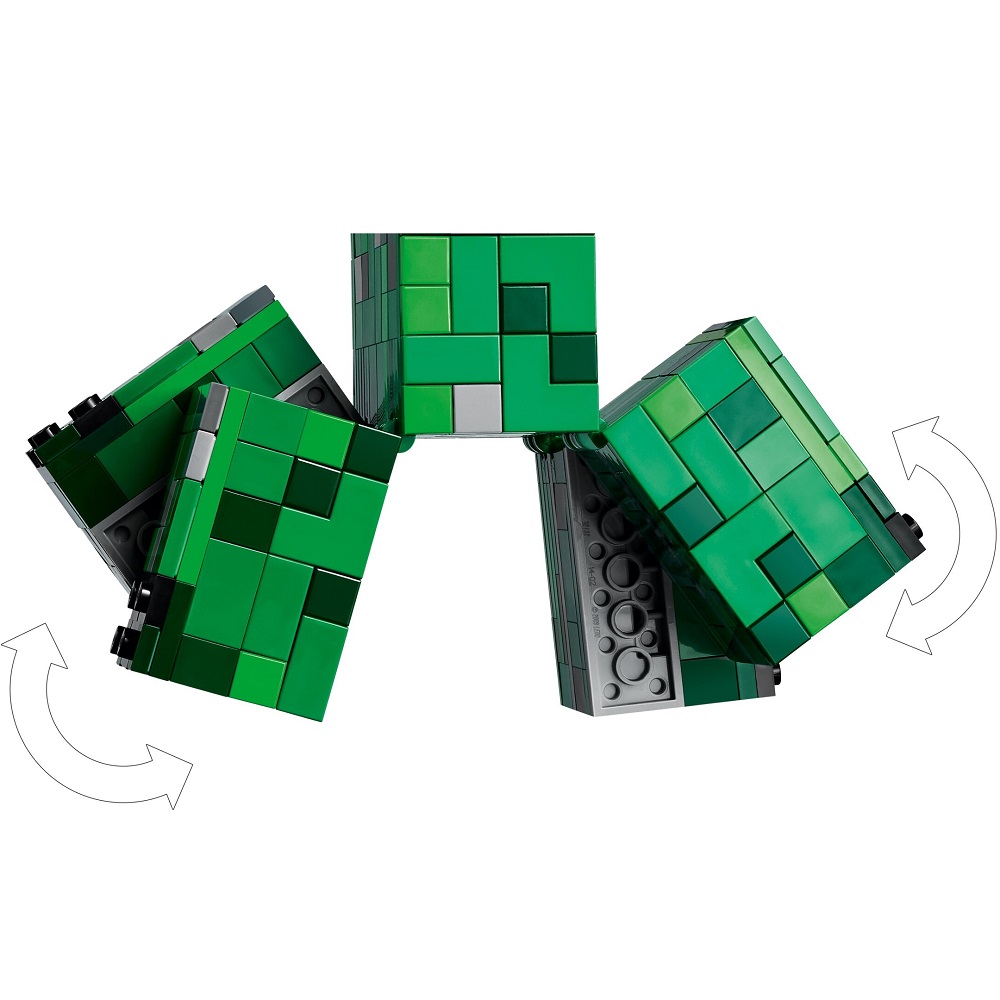 Klocki Lego Minecraft 21276 Creeper, zabawki Nino Bochnia, pomysł na prezent dla 7 latka, lego Creeper, lego 21276