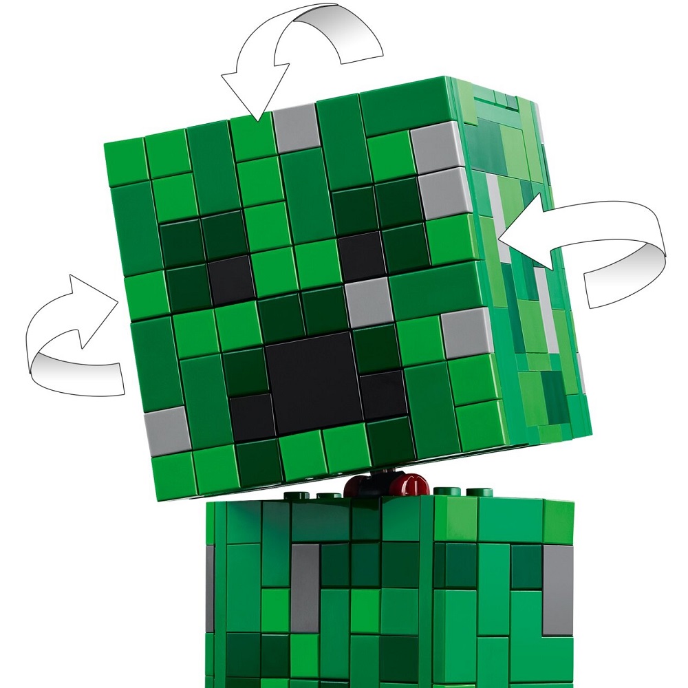 Klocki Lego Minecraft 21276 Creeper, zabawki Nino Bochnia, pomysł na prezent dla 7 latka, lego Creeper, lego 21276