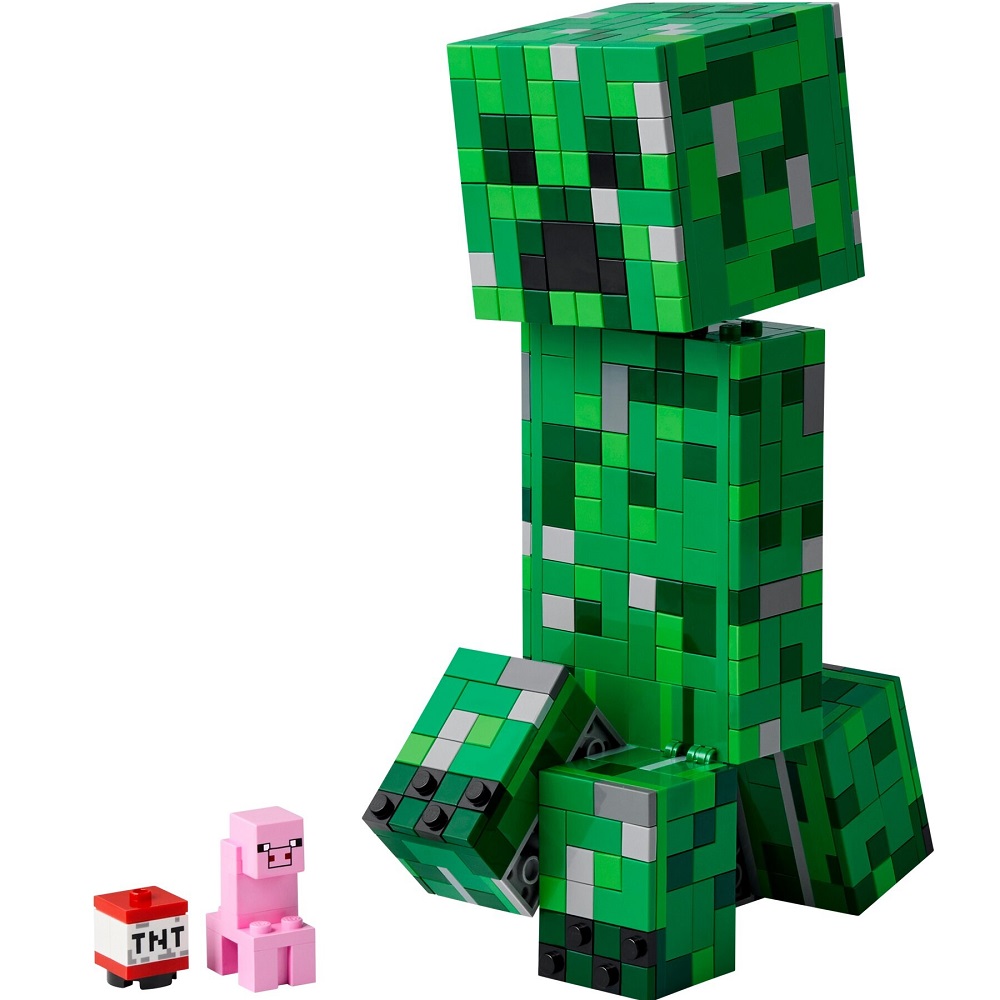 Klocki Lego Minecraft 21276 Creeper, zabawki Nino Bochnia, pomysł na prezent dla 7 latka, lego Creeper, lego 21276
