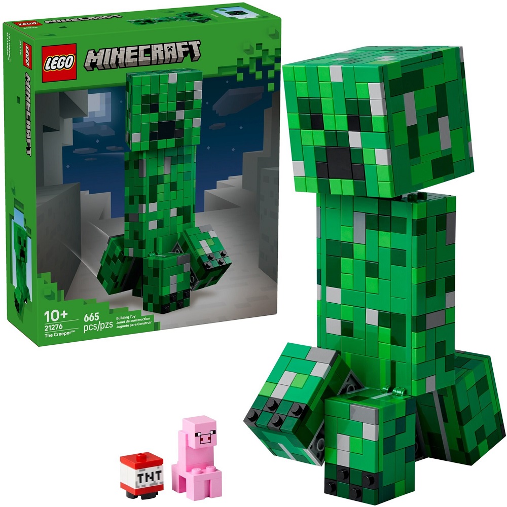 Klocki Lego Minecraft 21276 Creeper, zabawki Nino Bochnia, pomysł na prezent dla 7 latka, lego Creeper, lego 21276