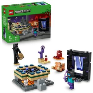 Klocki Lego Minecraft 21584 Podróż przez portal Netheru i kresu, zabawki Nino Bochnia, pomysł na prezent dla 7 latka, lego Minecraft, lego 21584