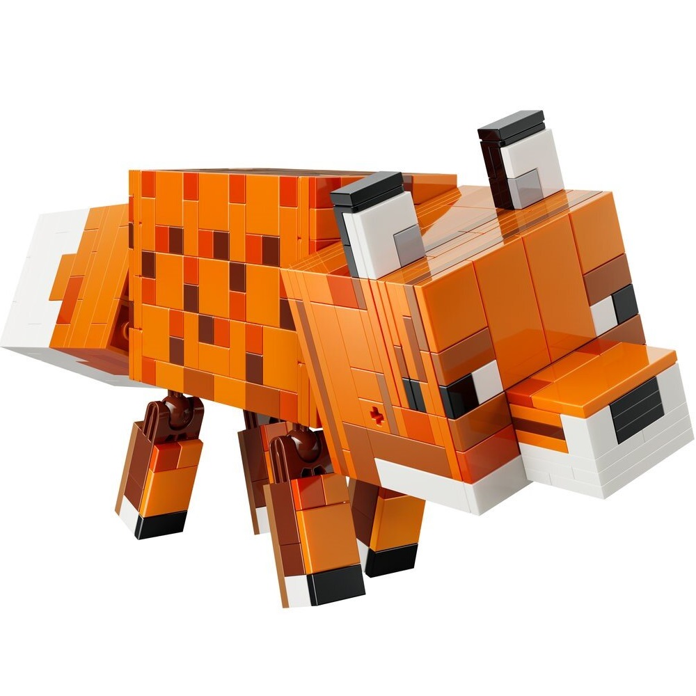 Klocki Lego Minecraft 21588 Lis, zabawki Nino Bochnia, pomysł na prezent dla 6 latka, lego minesraft lis lego 21588