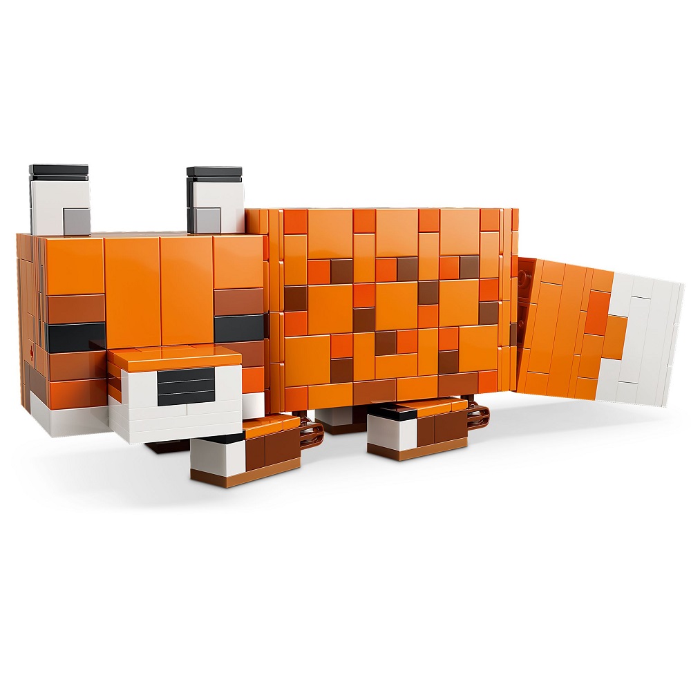 Klocki Lego Minecraft 21588 Lis, zabawki Nino Bochnia, pomysł na prezent dla 6 latka, lego minesraft lis lego 21588