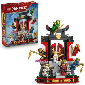 Klocki Lego Ninjago 71866 Ozdoba z postaciami Ninja, zabawki Nino Bochnia, pomysł na prezent dla fana Ninjago, lego 71866, lego ninjago 71866