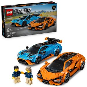 Klocki Lego Speed Champions 77238 Lamborghini Revuelto i Huracan STO, zabawki Nino Bochnia, pomysł na prezent dla 8 latka, klocki lego Speed Champions, samochody lego lamborghini