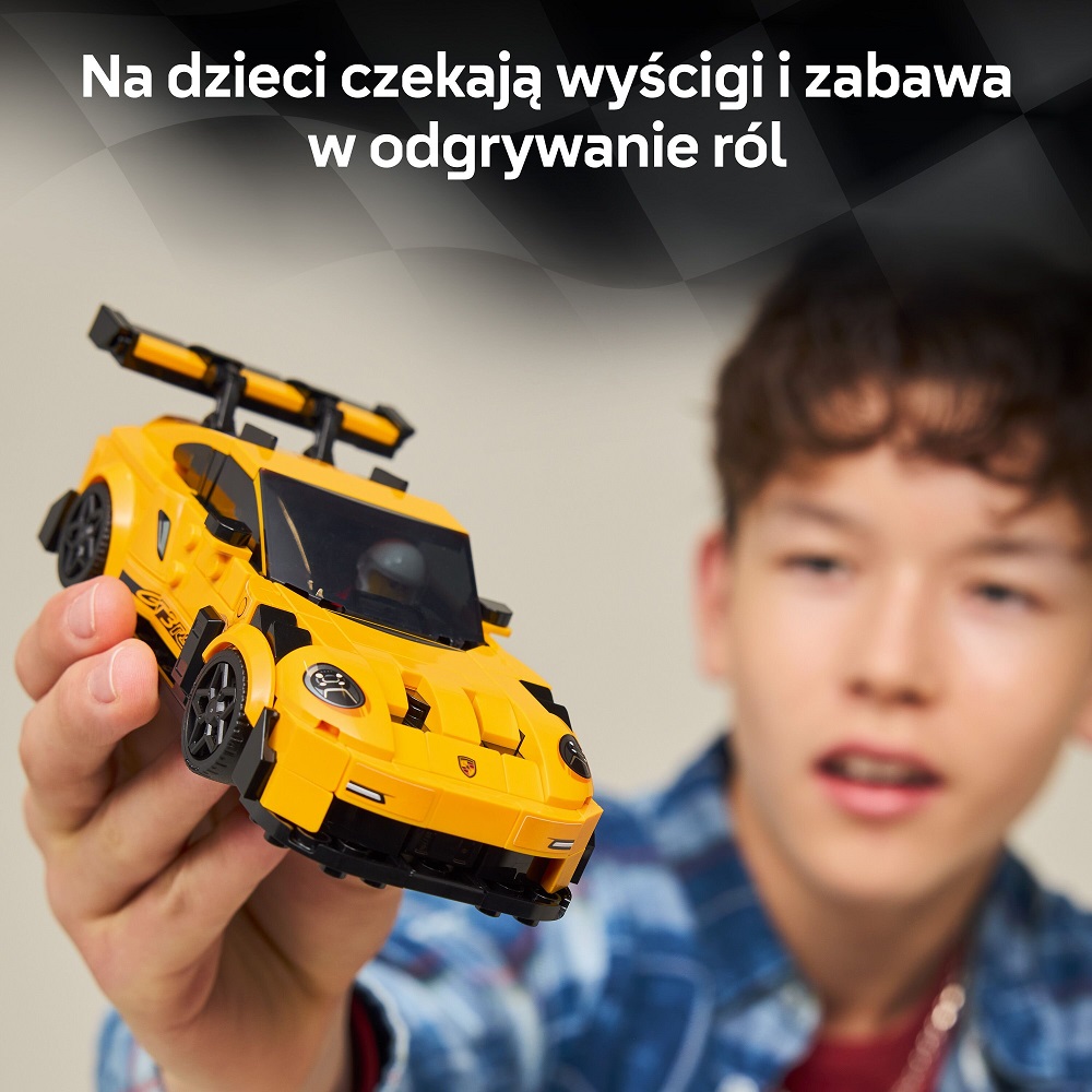 Klocki Lego Speed Champions 77239 Supersamochód Porsche 911 GT3 RS, zabawki Nino Bochnia, pomysł na prezent dla 9 latka, lego speed champions, klocki lego samochody