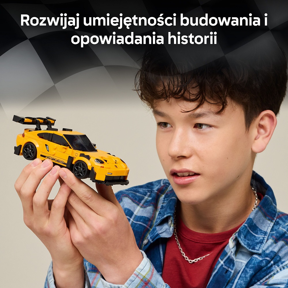 Klocki Lego Speed Champions 77239 Supersamochód Porsche 911 GT3 RS, zabawki Nino Bochnia, pomysł na prezent dla 9 latka, lego speed champions, klocki lego samochody