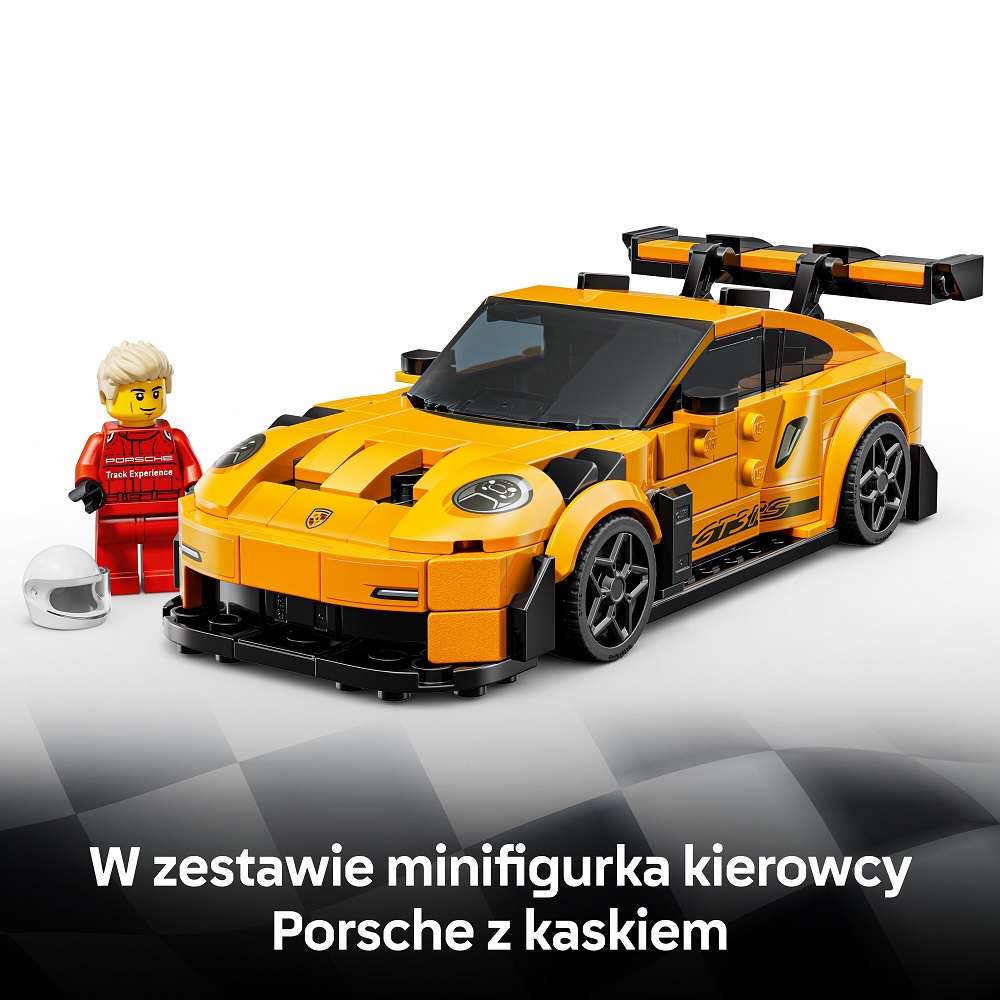 Klocki Lego Speed Champions 77239 Supersamochód Porsche 911 GT3 RS, zabawki Nino Bochnia, pomysł na prezent dla 9 latka, lego speed champions, klocki lego samochody