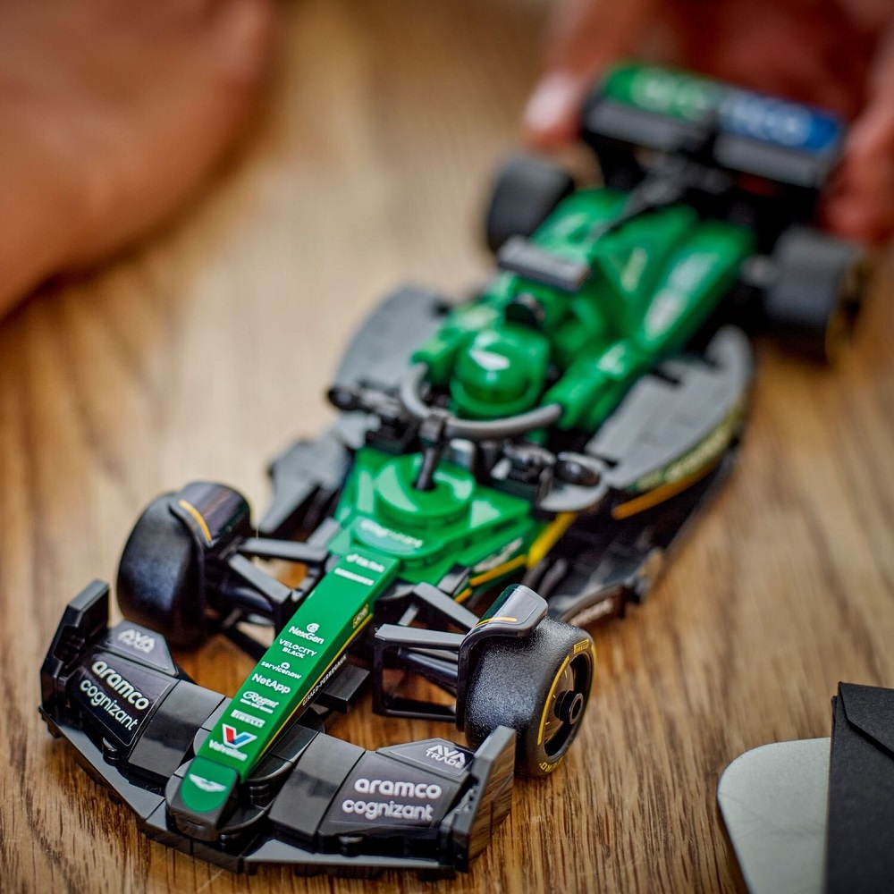 Klocki Lego Speed Champions 77245 Bolid F1 Aston Martin Aramco AMR24, zabawki Nino bochnia, pomysł na prezent dla 10 latka, lego speed Champions, klocki lego bolidy formuła
