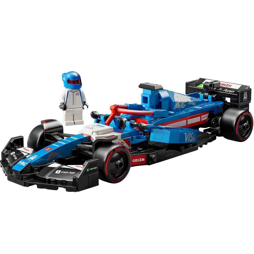 Klocki Lego Speed Champions 77246 Bolid F1 Visa Cash App RB VCARB 01, Zabawki Nino Bochnia, pomysł na prezent dla 18 latka, lego bolidy formuły, klocki lego samochód formuły 1