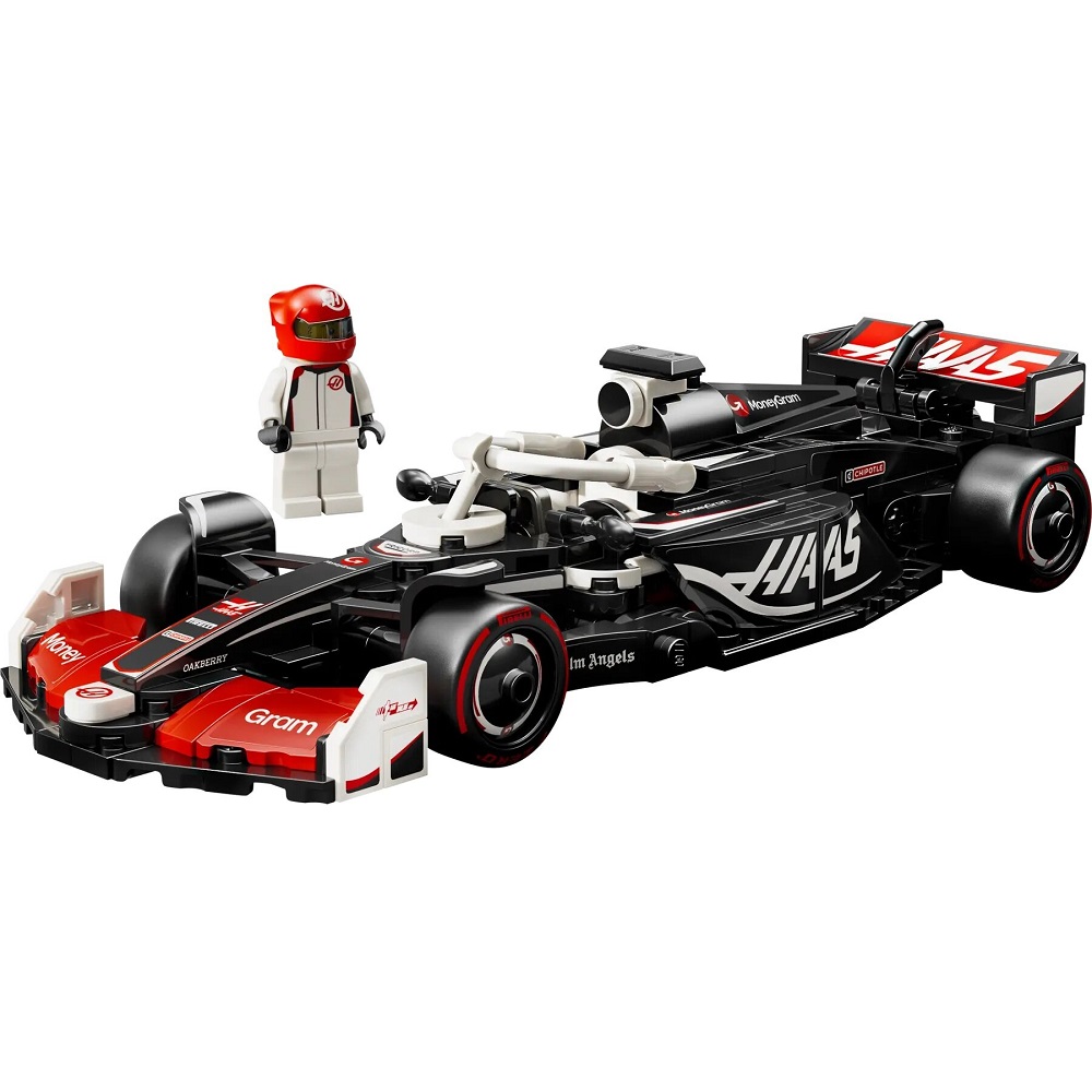 Klocki Lego Speed Champions 77250 Bolid F1 MoneyGram Haas Team VF 24, zabawki Nino Bochnia, pomysł na prezent dla 10 latka, lego bolidy, lego formuła