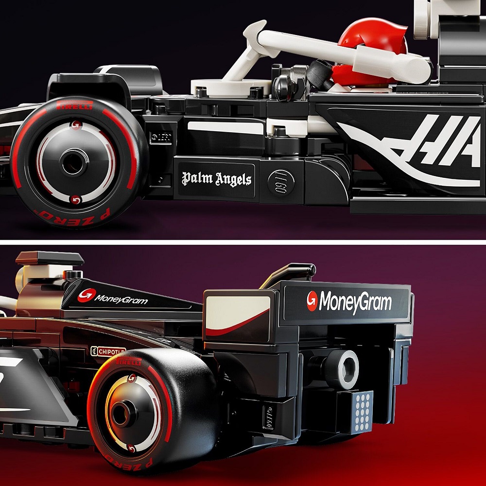 Klocki Lego Speed Champions 77250 Bolid F1 MoneyGram Haas Team VF 24, zabawki Nino Bochnia, pomysł na prezent dla 10 latka, lego bolidy, lego formuła