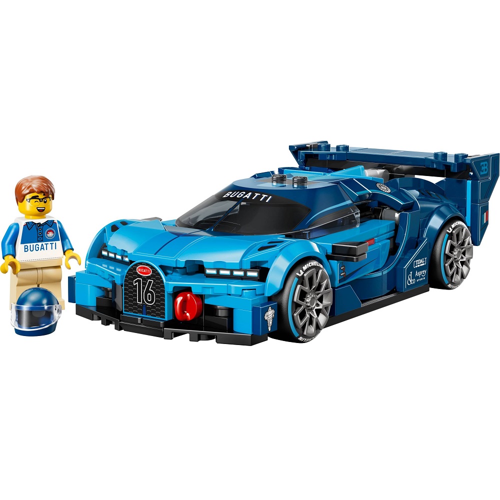 Klocki Lego Speed Champions 77253 Hipersamochód sportowy Bugatti Vision GT, zabawki Nino Bochnia, pomysł na prezent dla 9 latka, klocki lego samochody, lego speed champions 77253