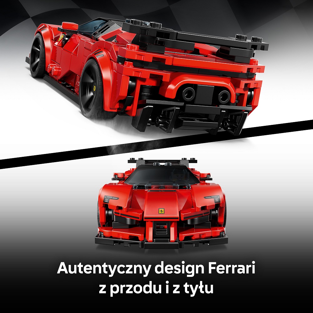 Klocki Lego Speed Champions 77254 Samochód sportowy Ferrari SF90 XX Stradale, zabawki Nino Bochnia, pomysł na prezent dla 9 latka, klocki lego speed champions 77254, lego ferrari